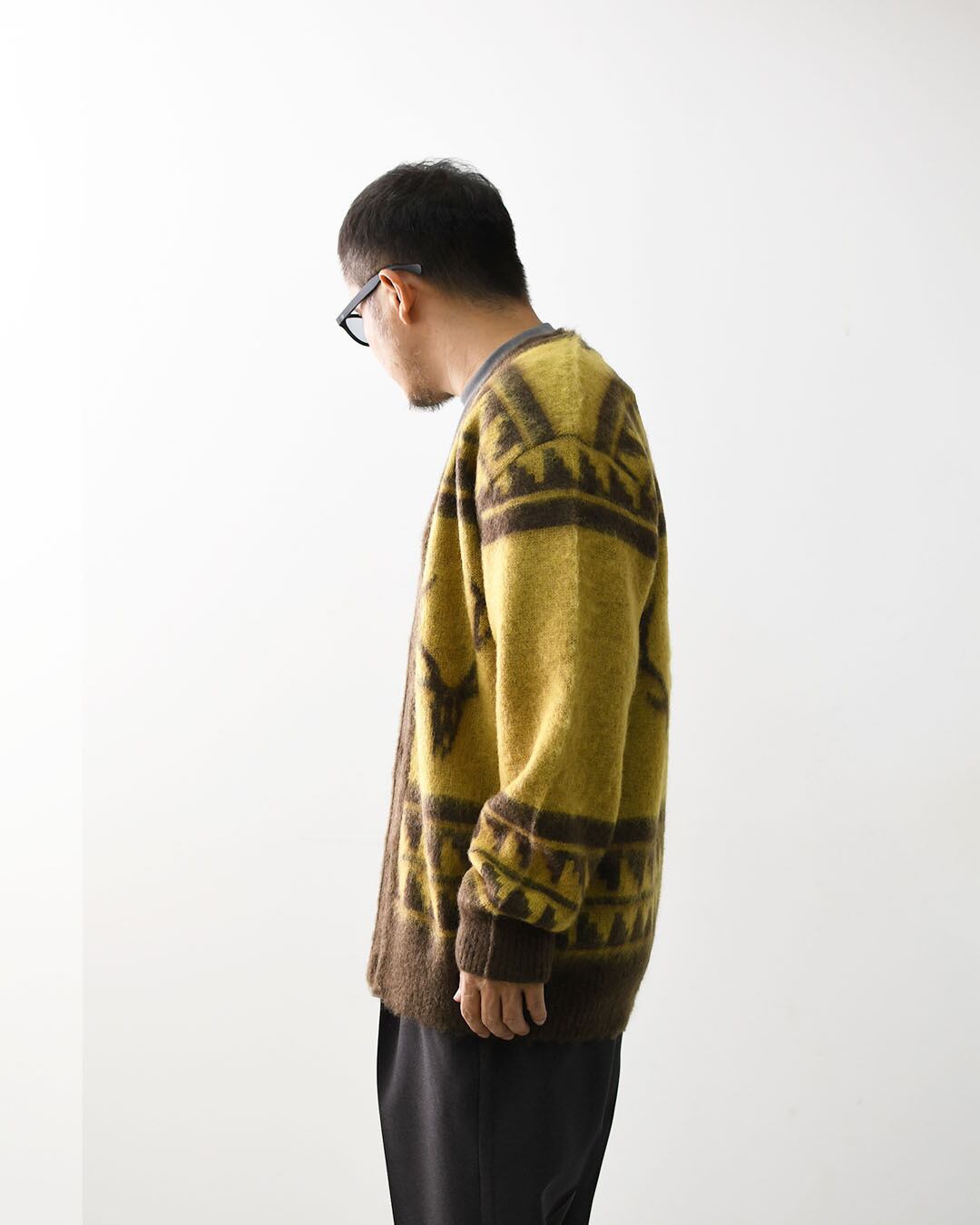 SOUTH2 WEST8 [サウスツーウエストエイト] Mohair V Neck Cardigan