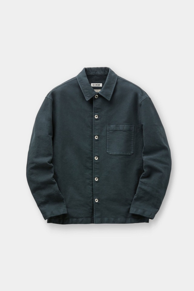 [COOR] Garment Dyeing Lumberjack Shirt (Charcoal) 正規品 韓国ブランド 韓国通販 韓国代行 韓国ファッション クール クーア クアー 日本 店舗