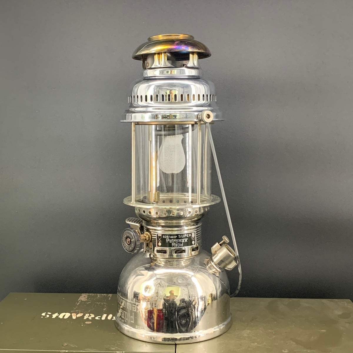 【稀少】CF刻印 1960's PETROMAX 828/350CP HK350 ケロシン ランタン 灯油ランタン Oldman’s