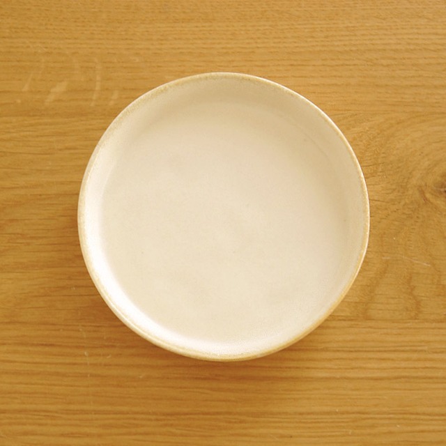10105　TOJIKITONYA　JWシリーズ　丸16cmプレート：ベージュ