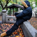 OG LOGO LUXURY FUR PUFFER JACKET