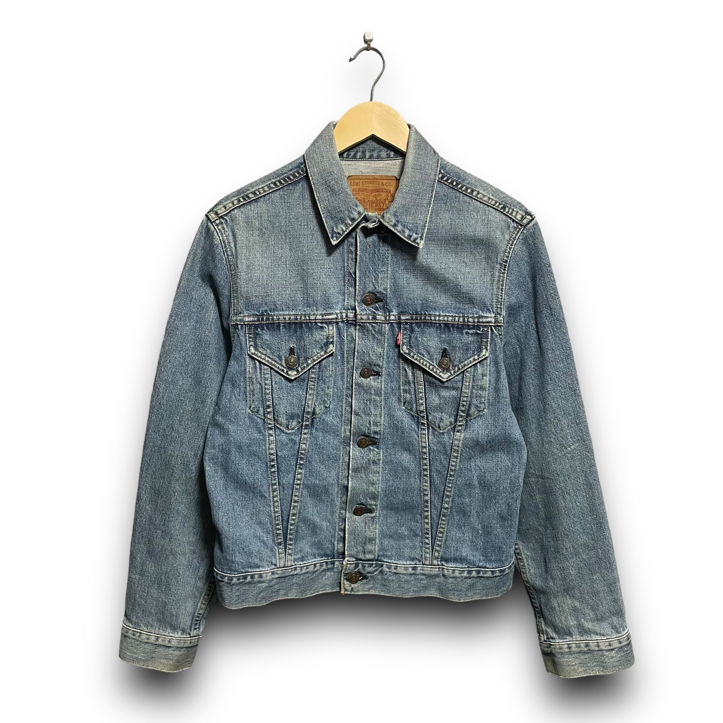 【M】【90年代】LEVI'S リーバイス 71557 3rdタイプ デニムジャケット Gジャン ビッグE