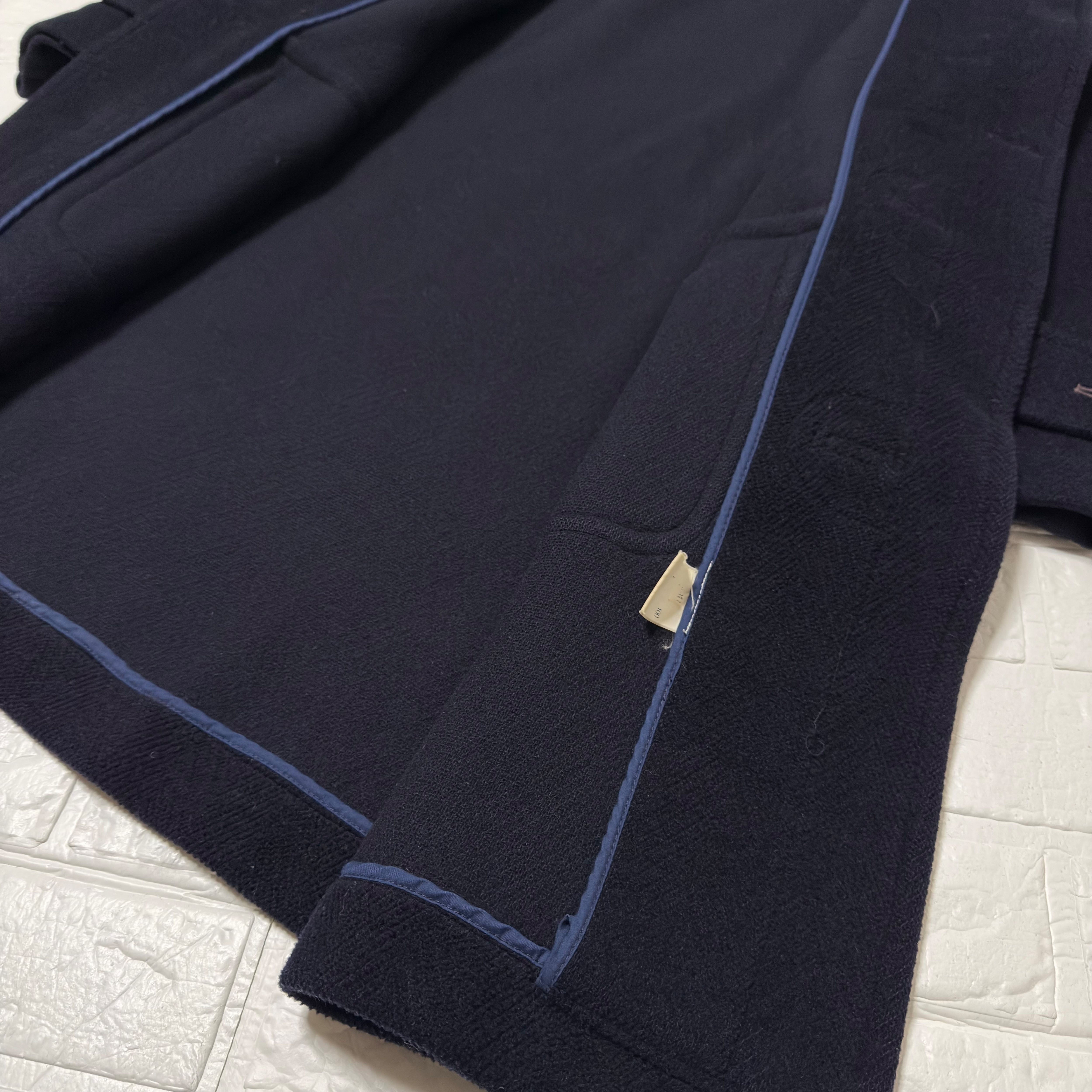 OLD ENGLAND 80-90s イギリス製 ヘリンボーン ウール ダッフルコート