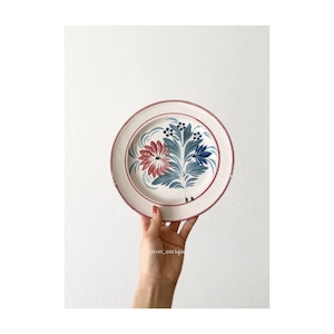 french vintage plate / 花柄のヴィンテージプレート
