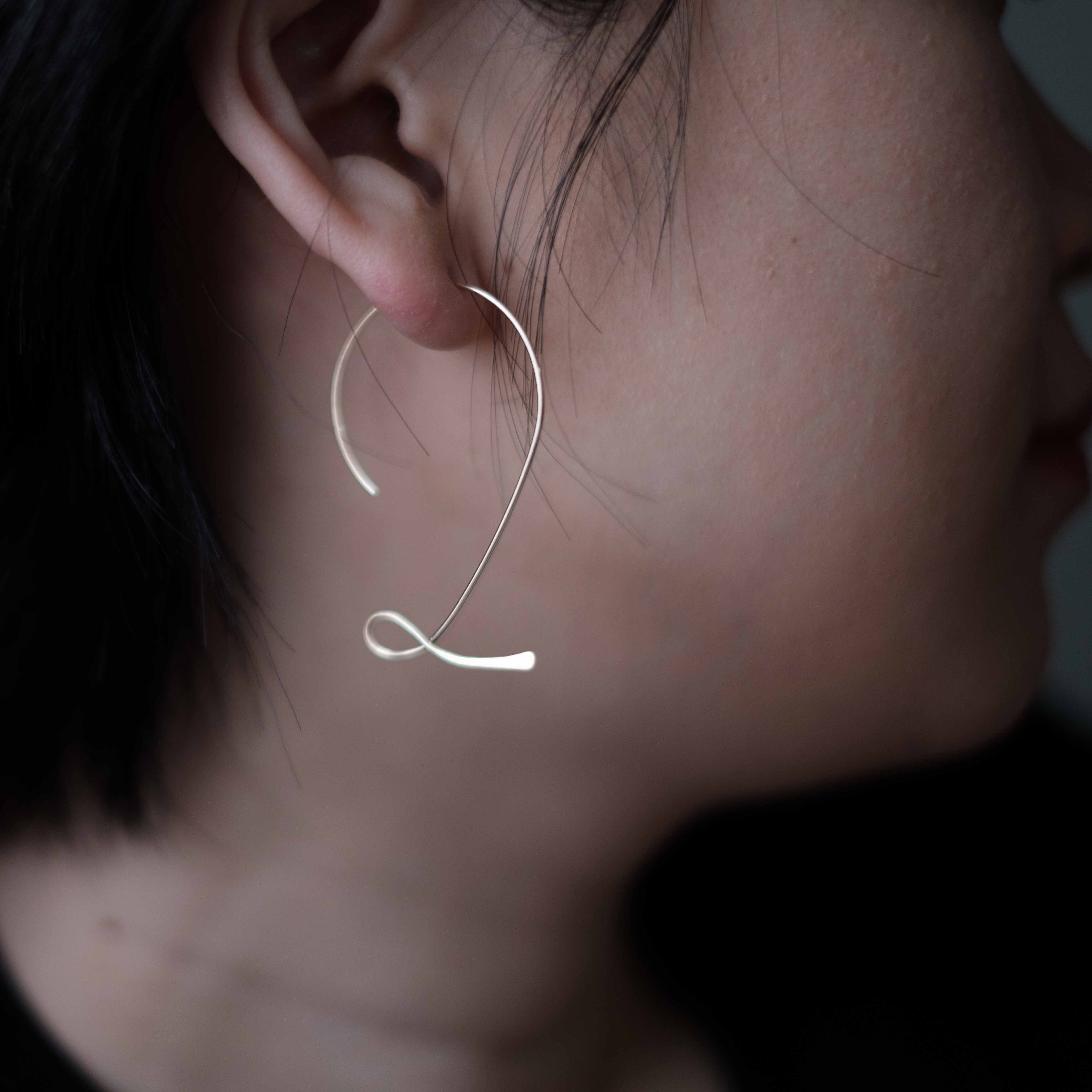 2」hook pierce gold | coloq