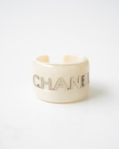 〈CHANEL〉Plastic ring 1990s