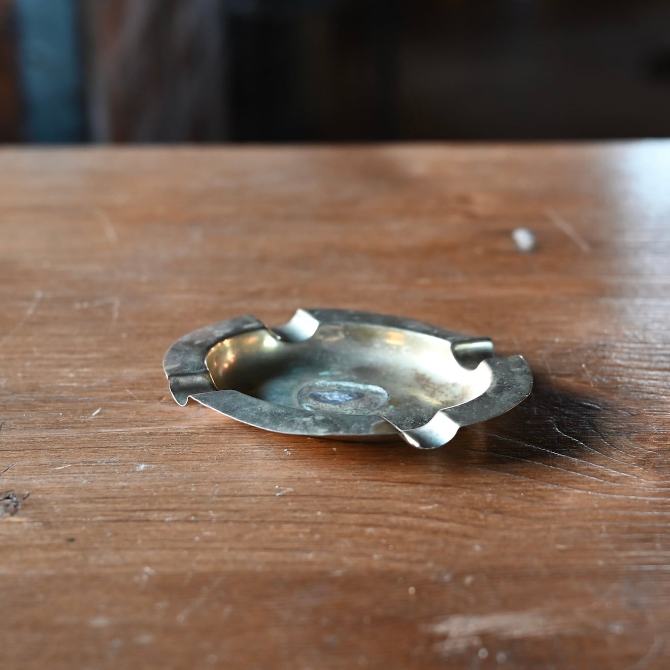 アンティーク灰皿　ヴィンテージ家具　店舗什器 Pewter Ashtry / ピューター アシュトレイ〈 灰皿・トレイ