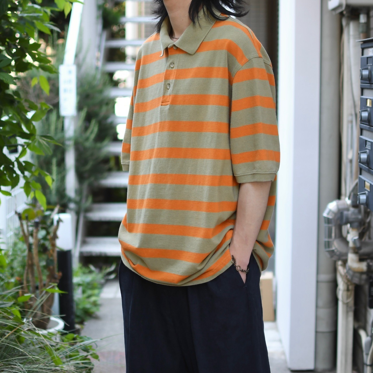 consensus border polo shirt