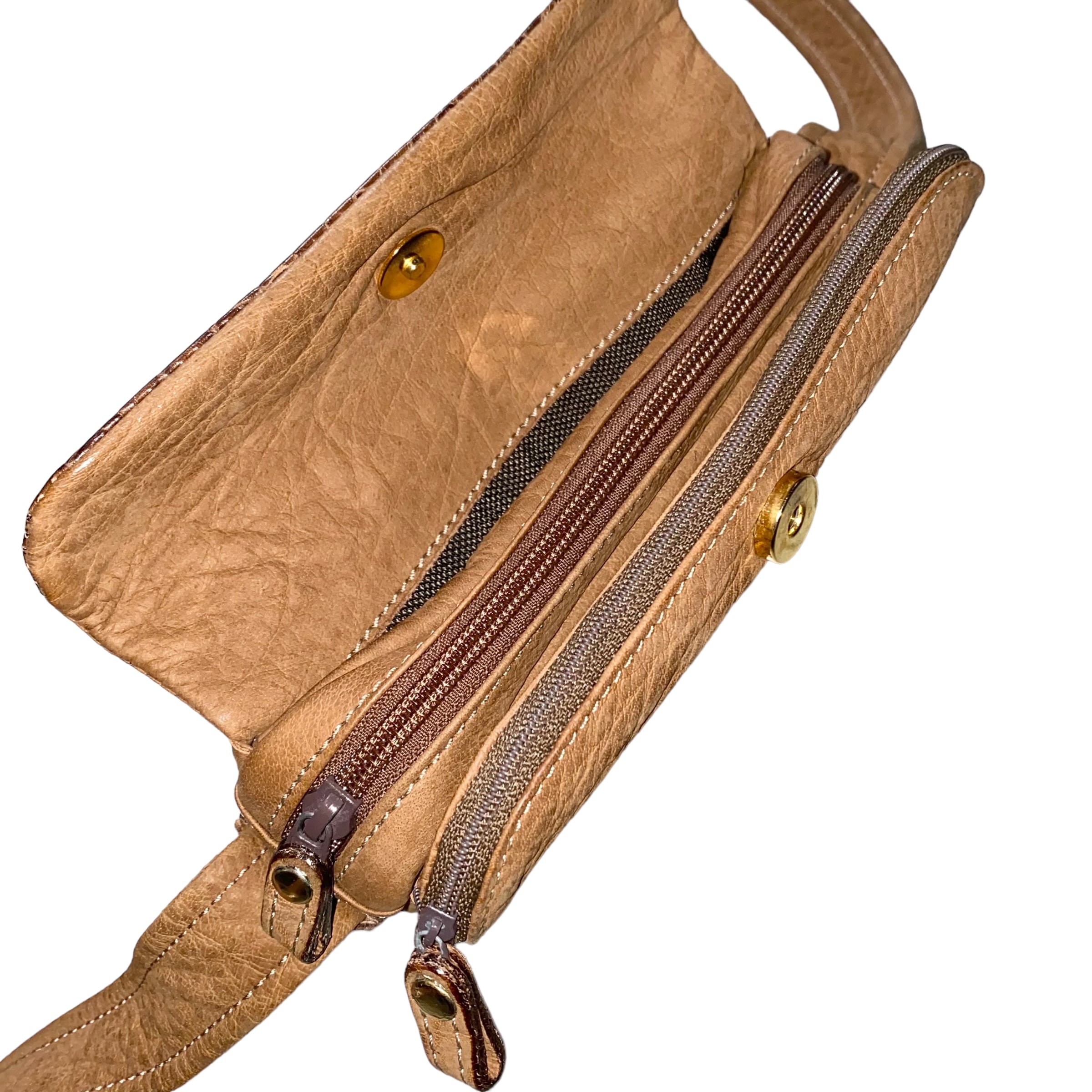 vintage ~1970's ENRIQUE “LOEWE” KNAPPE leather shoulder bag vintage ~1970's ENRIQUE “LOEWE” KNAPPE leather shoulder bag
