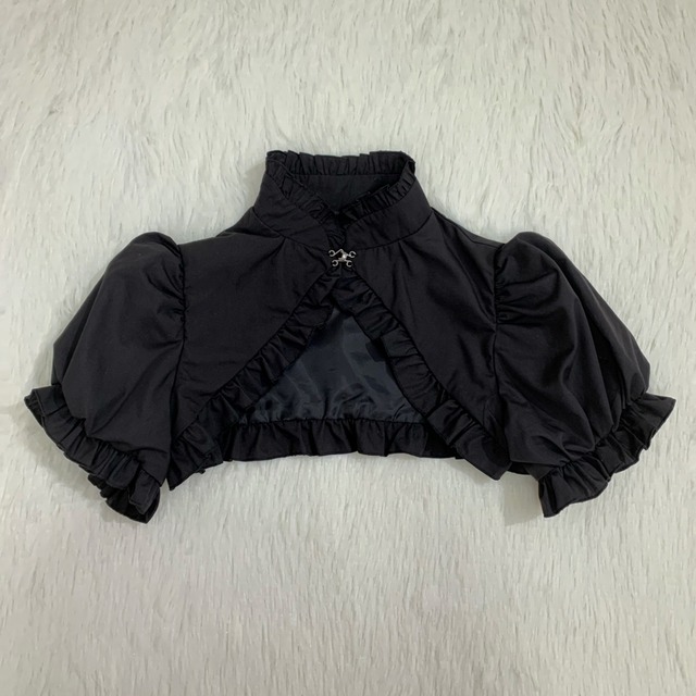 【即納M】ゴスロリ ショートシャツ ダークゴシック