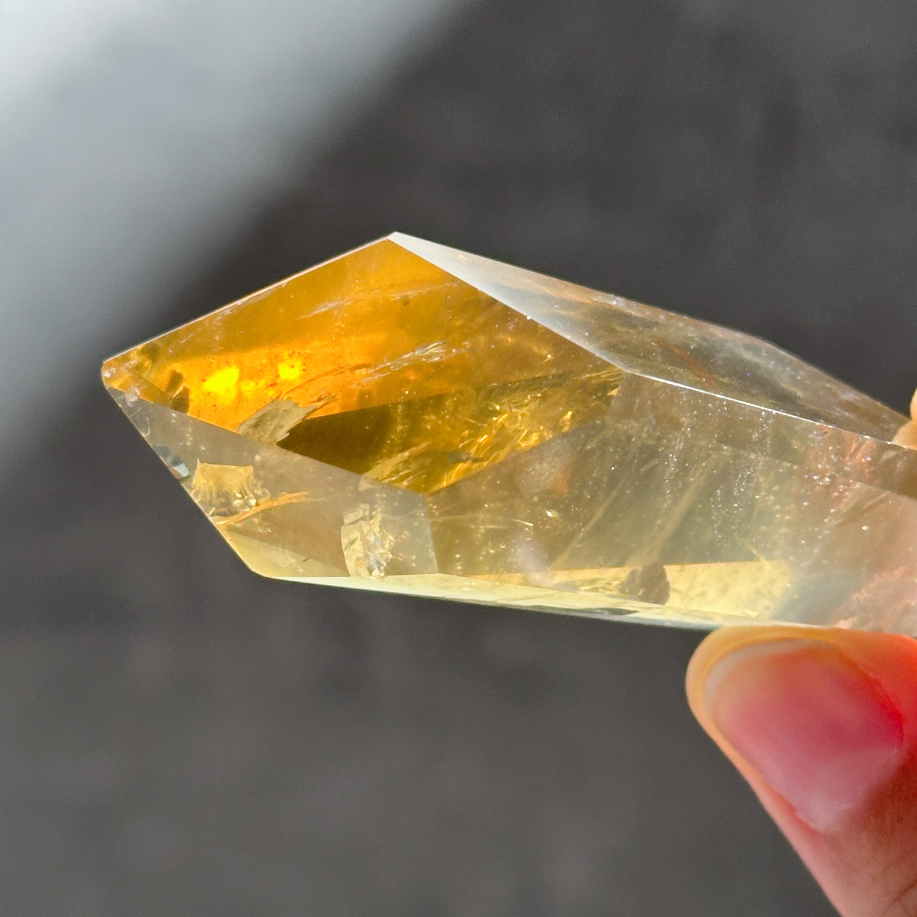 シトリン（黄水晶） フリーフォーム03◇ Citrine ◇ 天然石・鉱物