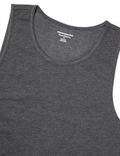 タンクトップ レギュラーフィット ノースリーブ メンズ ヘザーチャコール M