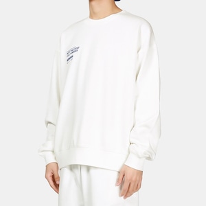 SALE 送料無料 【HIPANDA ハイパンダ】メンズ クルーネック スウェット トレーナー MEN'S CREW NECK SWEAT SHIRT / BLUE・WHITE