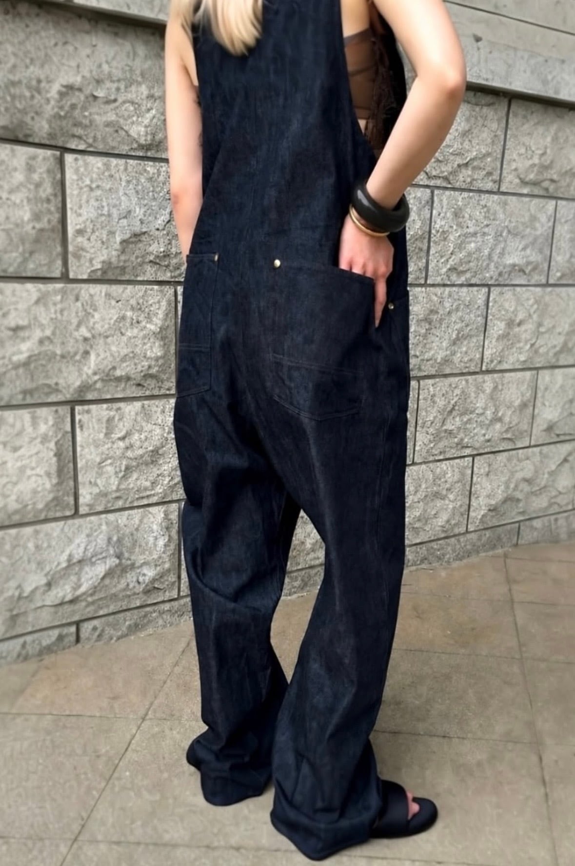 pelleq [DENIM DUNGAREES]