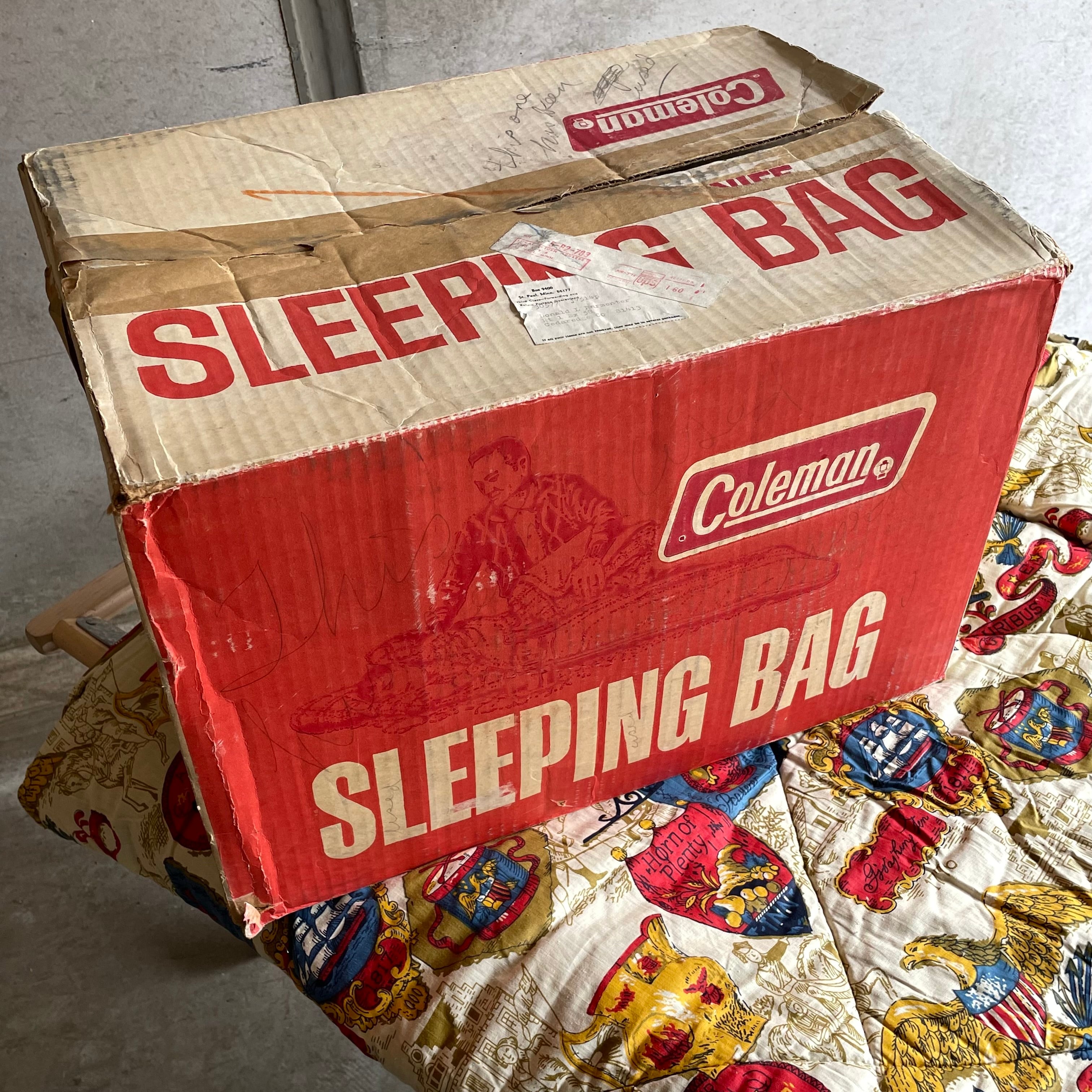 COLEMAN ビンテージ ヴィンテージ 寝袋 新品 長期保管品 グリーン COLEMAN ビンテージ ヴィンテージ 寝袋 新品 長期保管品 グリーン