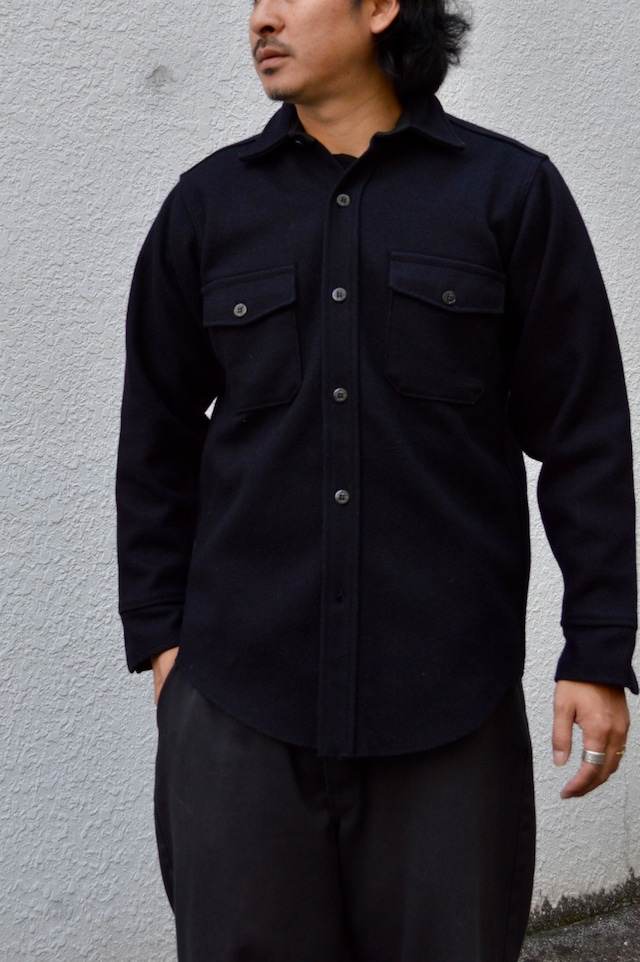 MELTON COMPANY 70s CPO JACKET Made in USA Melton Wool Shirts Jacket メルトン70s 1970 Vintage USA製