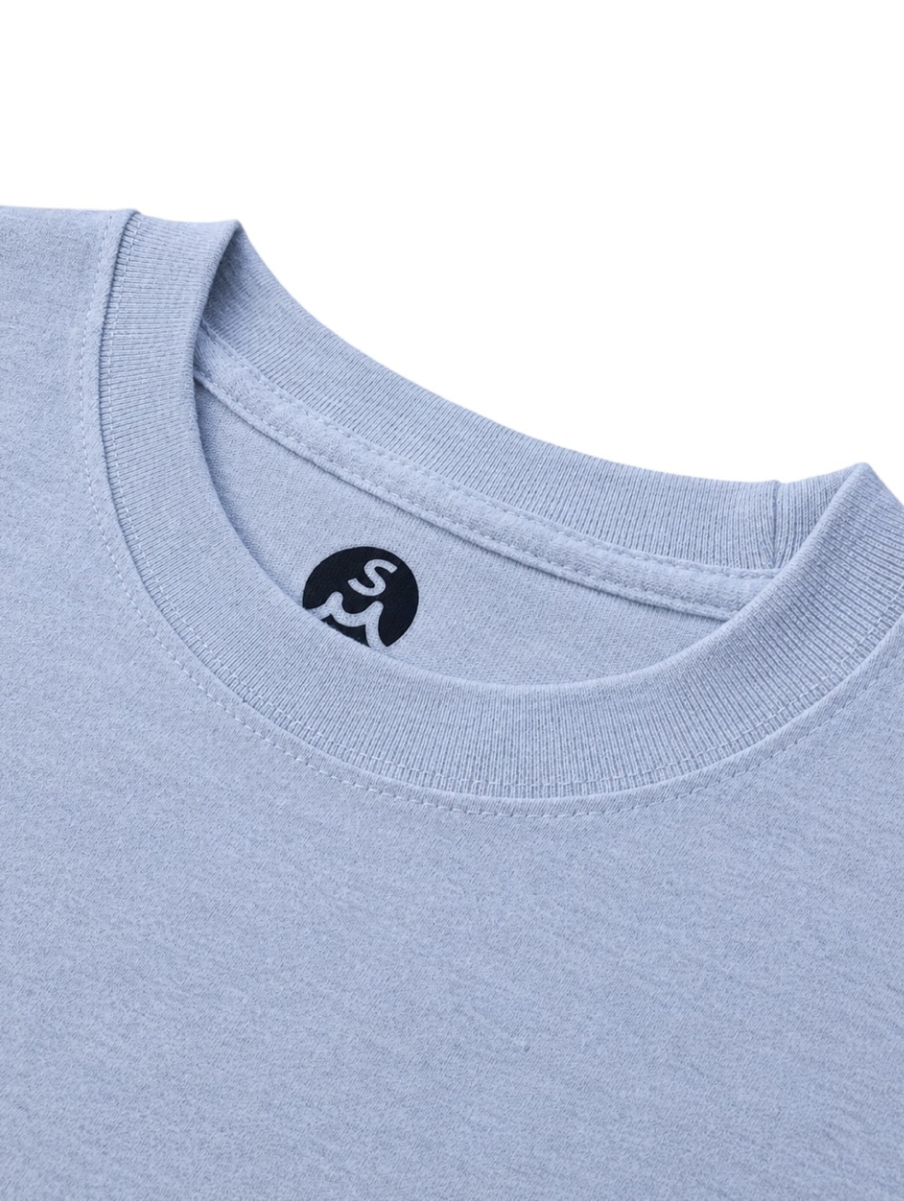 【SUNKEN LETTERS L/S TEE】SILENT DEPTH(Mix Gray) 画像6