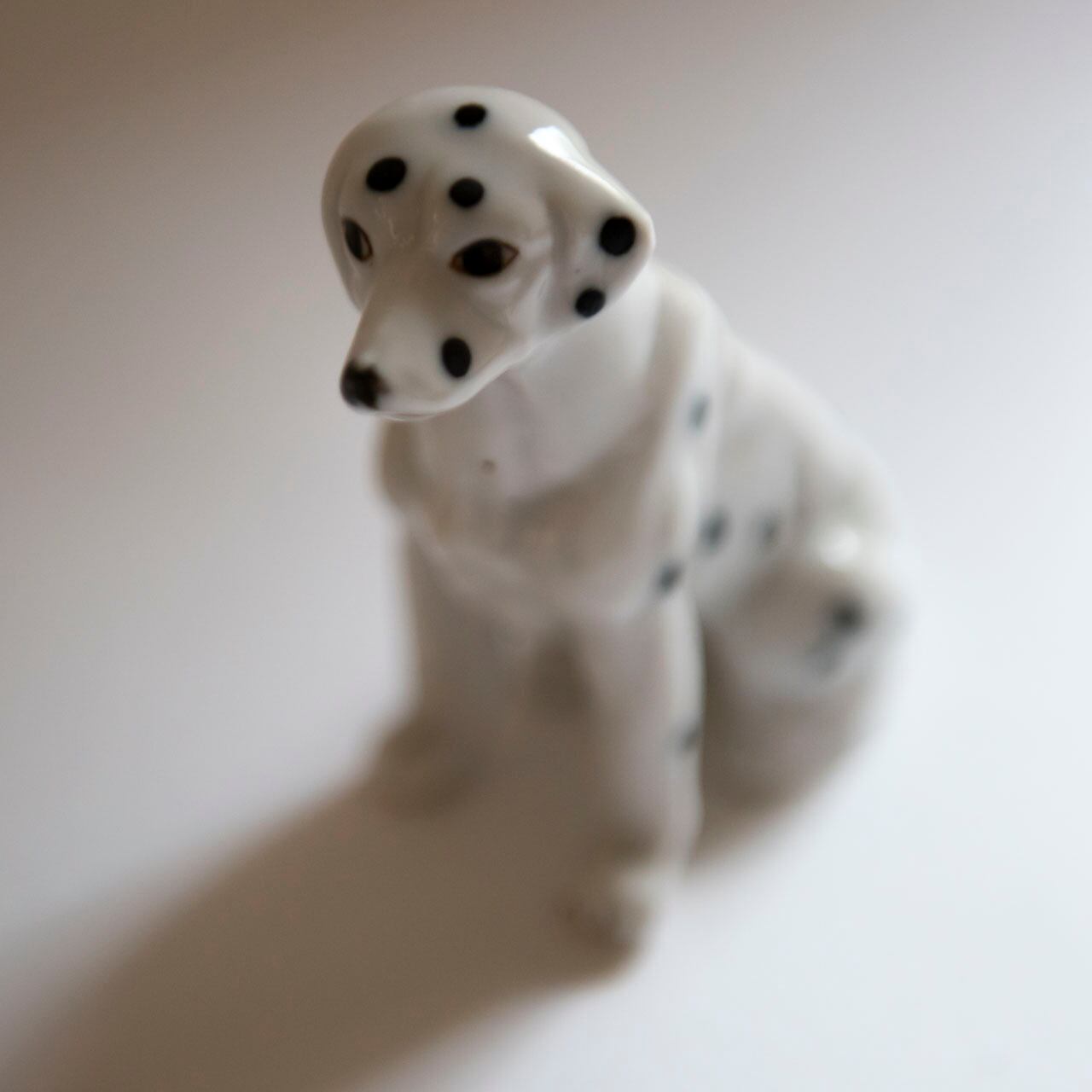 ダルメシアン 犬 フィギュリン フランス アンティーク ブロカント