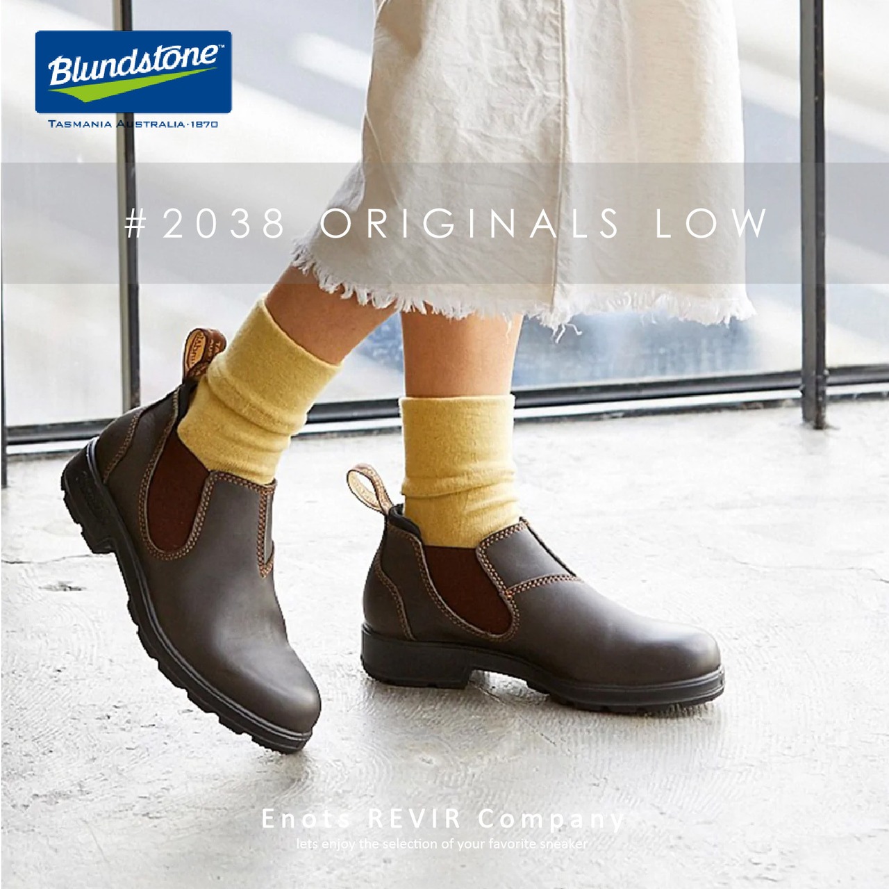 Blundstone ブランドストーン サイドゴア ローカット スリッポン レディース ORIGINALS LOW CUT BS2038 200 BROWN SMOOTH LEATHER ブラウン 撥水