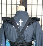 フリルエプロン（白・黒）