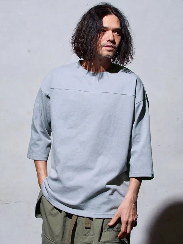 EGO TRIPPING (エゴトリッピング) FOOTBALL TEE / GRAY 666250-03