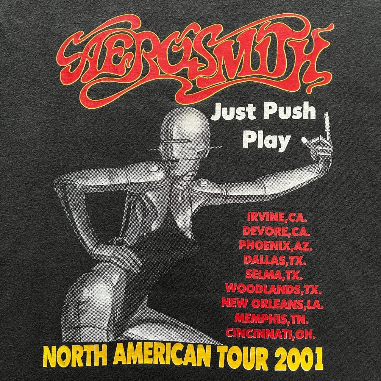 Aerosmith 2001 Hajime Sorayama Just Push Play North American Tour