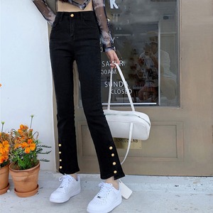 デニム パンツ アンクル丈 レディース ジーンズ 大人 かわいい きれいめ カジュアル ストリート おしゃれ ハイウエスト スキニー 大人可愛い 大人女子