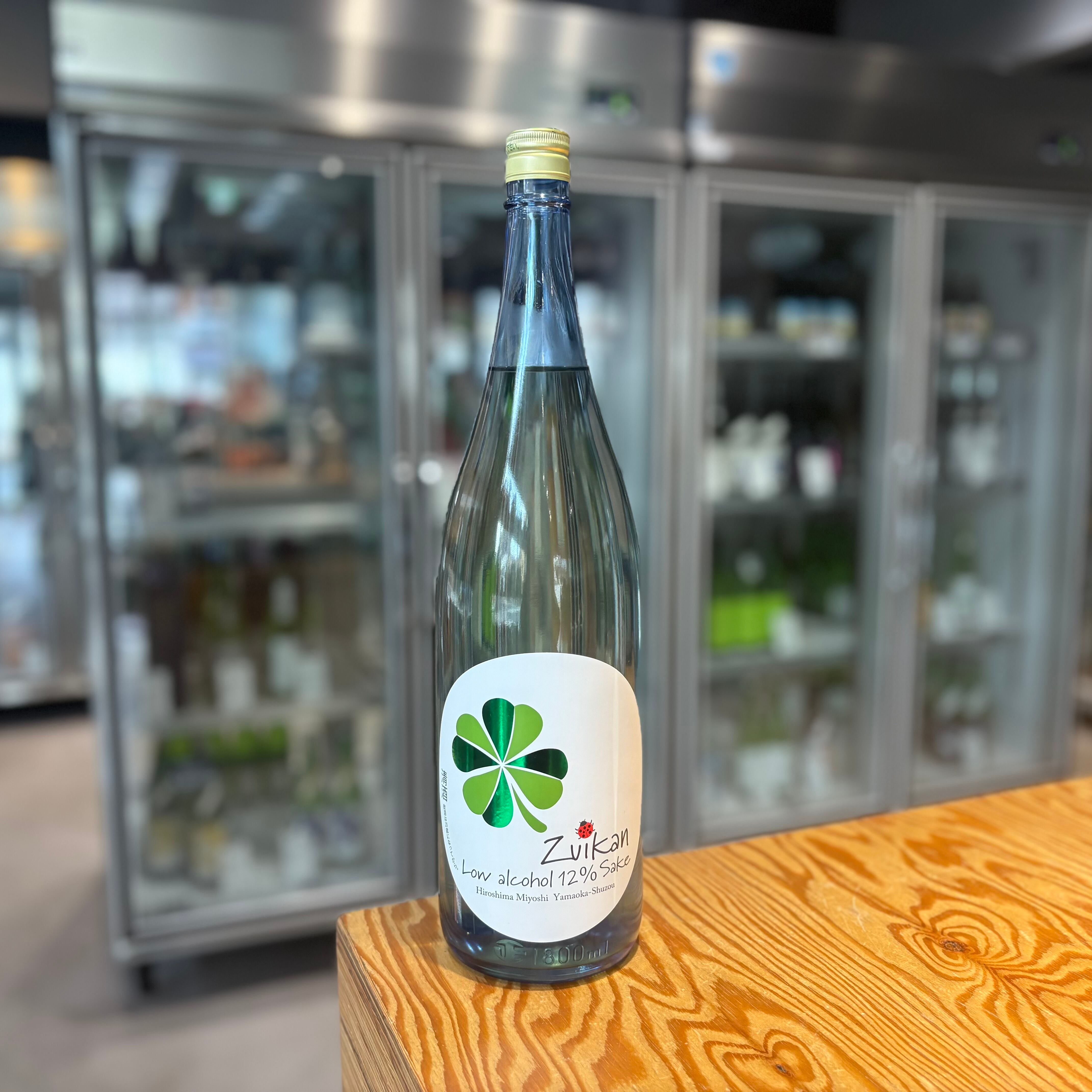 【山岡酒造】 瑞冠 クローバー 純米吟醸原酒 1.8L