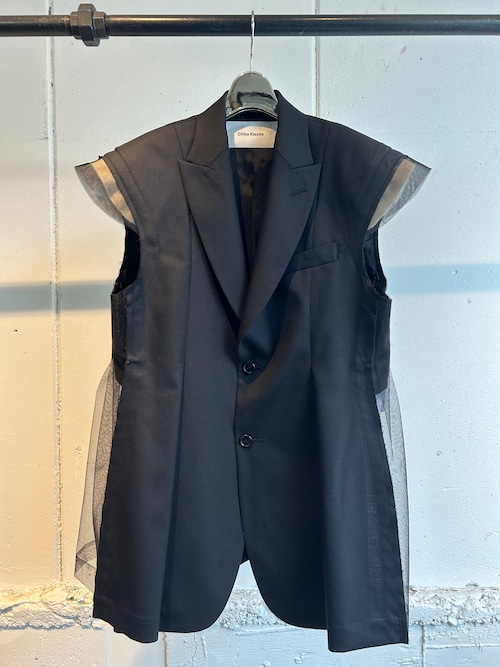 CHIKAKISADA  side tulle vest