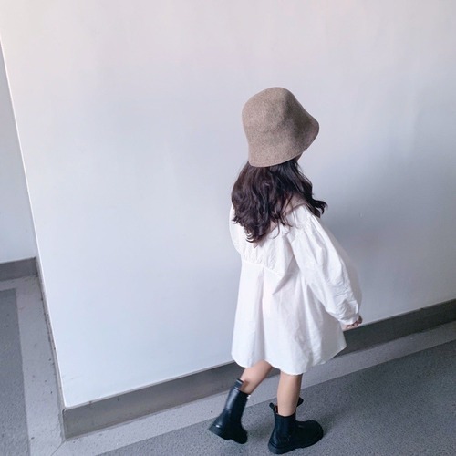 ウール混紡バケットハット