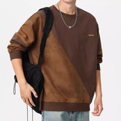 ラウンドネック スウェットシャツ af0234