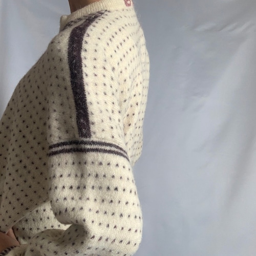 Vintage Nordic Sweater _02（ノルディック柄ニット）