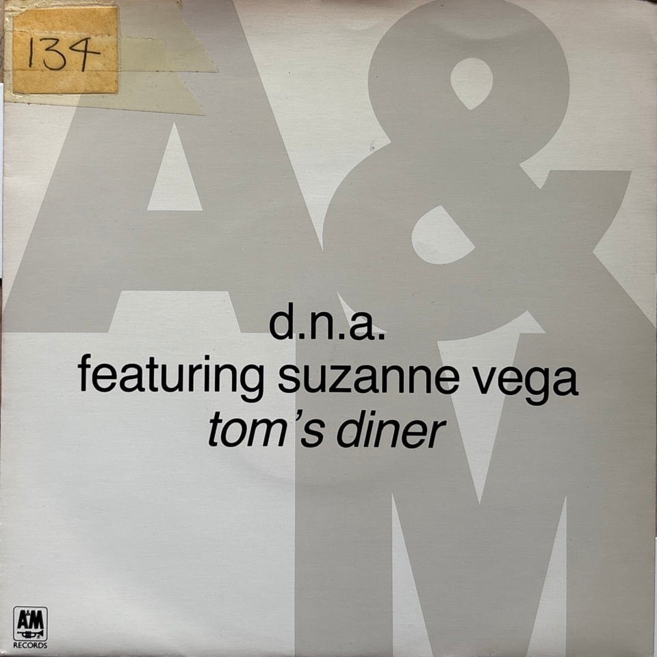 洋楽 DNA featuring Suzanne Vega - Tom's Diner DNA FEATURING SUZANNE VEGA ‎/ TOM'S DINER (7