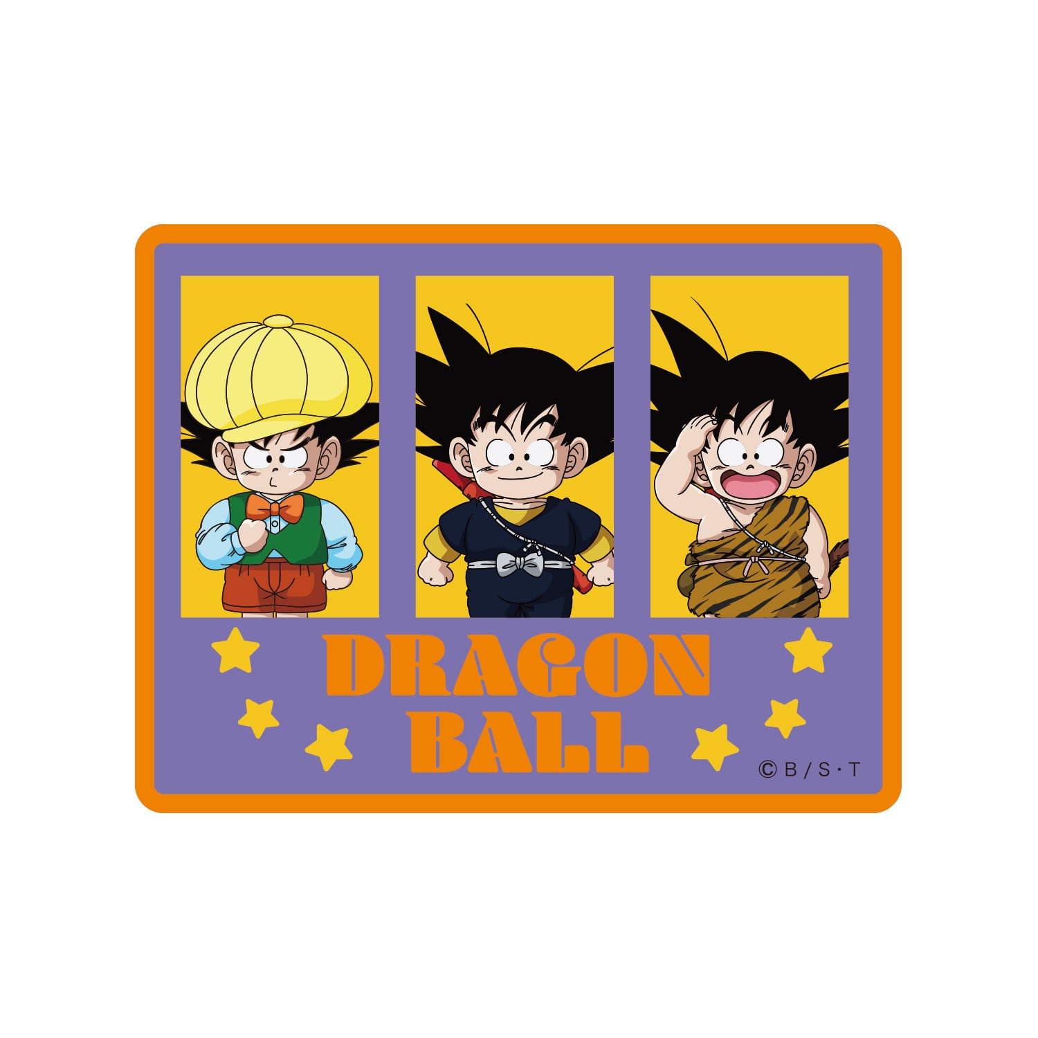 ドラゴンボール キャラクターステッカー 孫悟空・ブルマ・ウーロン