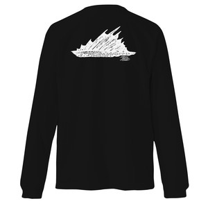 7.1oz HAVY WEIGHT SEBIRE UNITED L/S TEE [BLK]