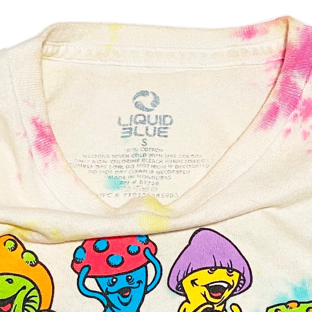 【IMPORT古着】LIQUID BLUE MUSHROOM TEE (size S)