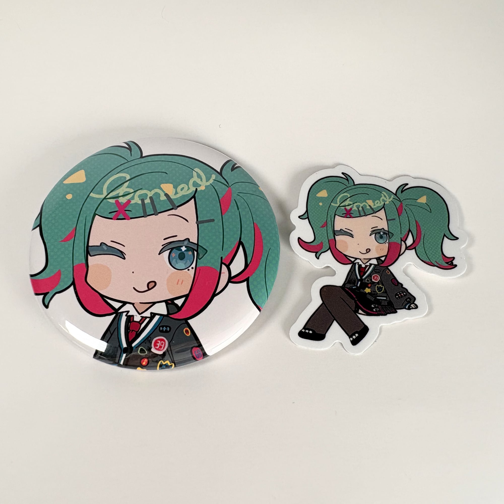 Leo/need:缶マグネット+ステッカーセット