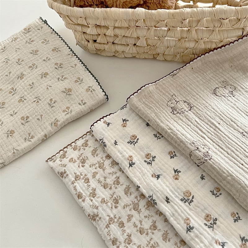 韓国風　おくるみ　ブランケット 即納* おくるみ オーガニックコットン 韓国 イブル ブランケット