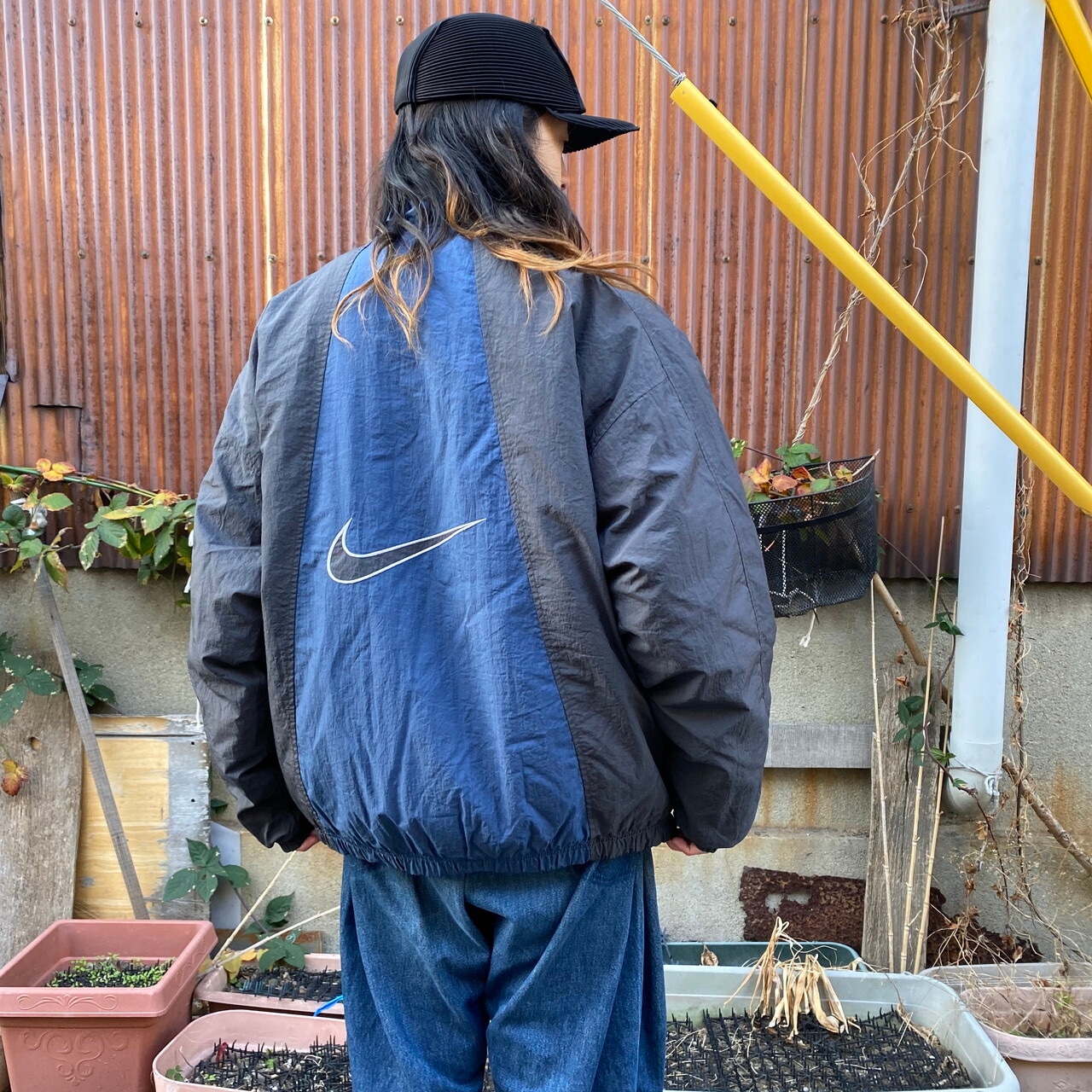 90年代 ビンテージ NIKE ナイキ AIR エアー スウォッシュロゴ バック 