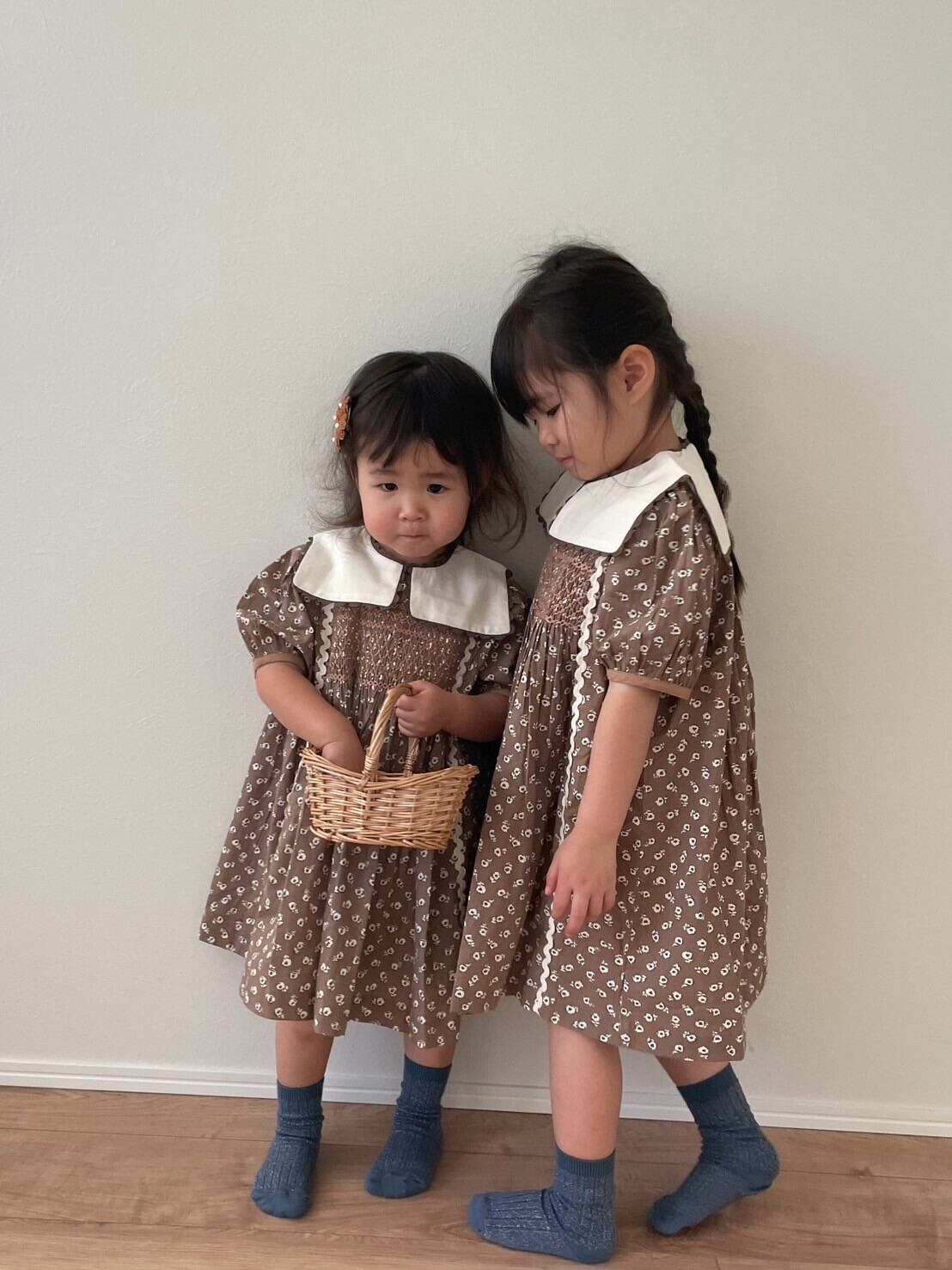 Little Cotton Clothes / Violet Dress Clover Floral | LITTLE LOULOU