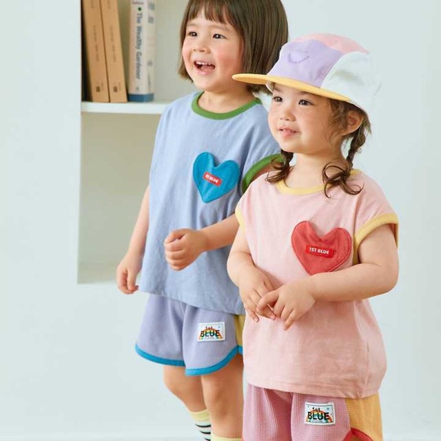 《予約》1st blue ¨ heart pocket T ¨ 2nd 26summer