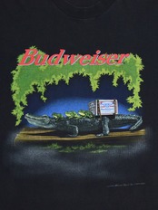 Budweiser T-Shirt "Crocodile&Frogs" 1996s / バドワイザー