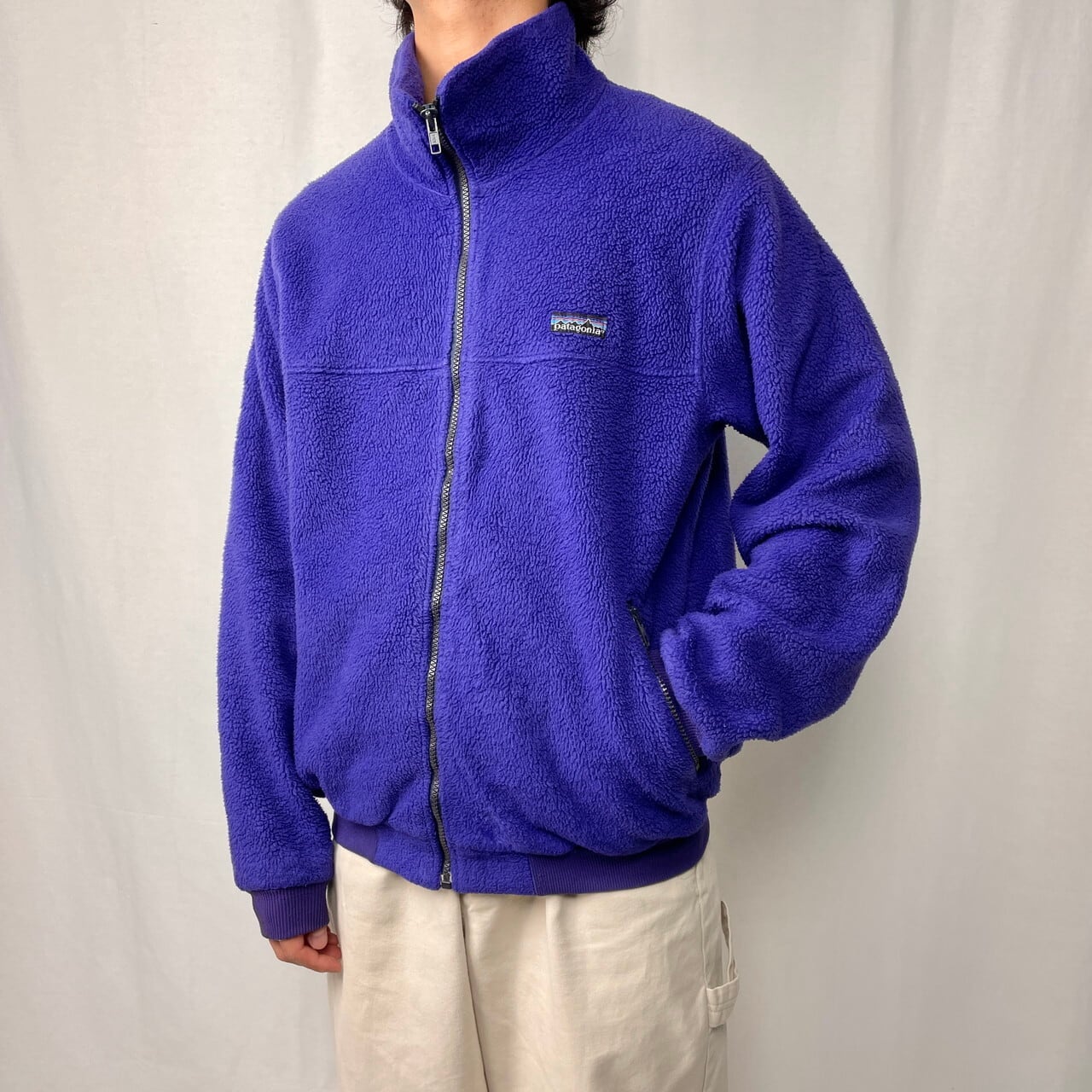 80年代 USA製 patagonia パタゴニア フリースジャケット フルジップ