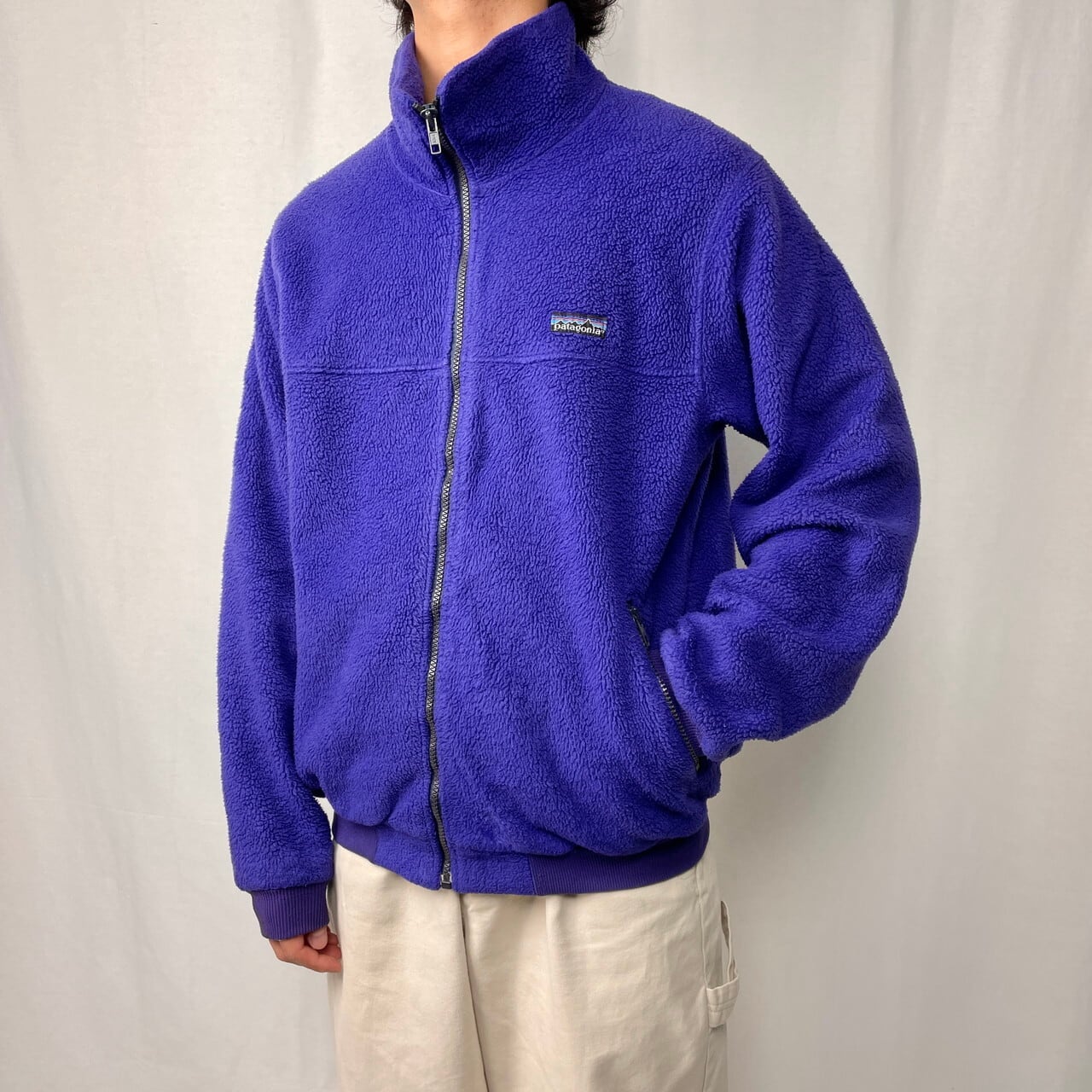 激レア】USA製 80S 三角タグ パタゴニア フリース シンチラ スナップT 