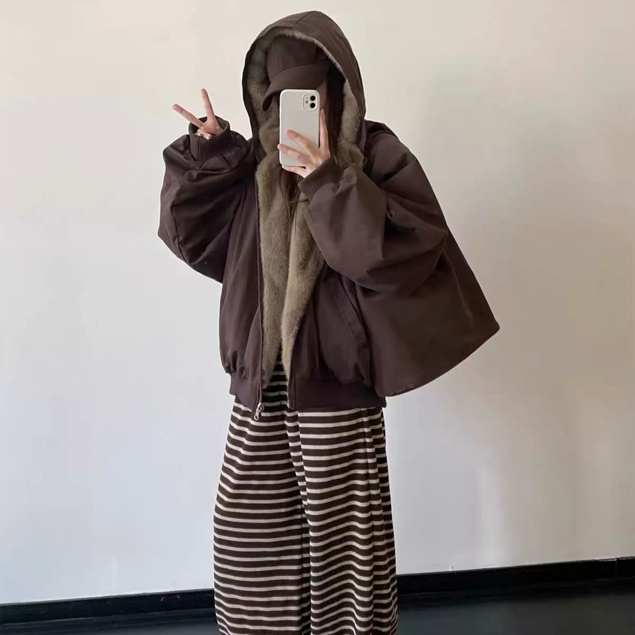 Reversible Faux Fur Jacket