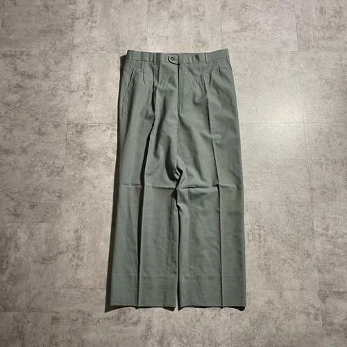 80s Dior Monsieur スラックス グリーン 日本製 【W32】