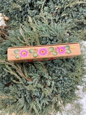 ペトリキフカ塗り　サングラス/眼鏡ケース（ホメンコ作）