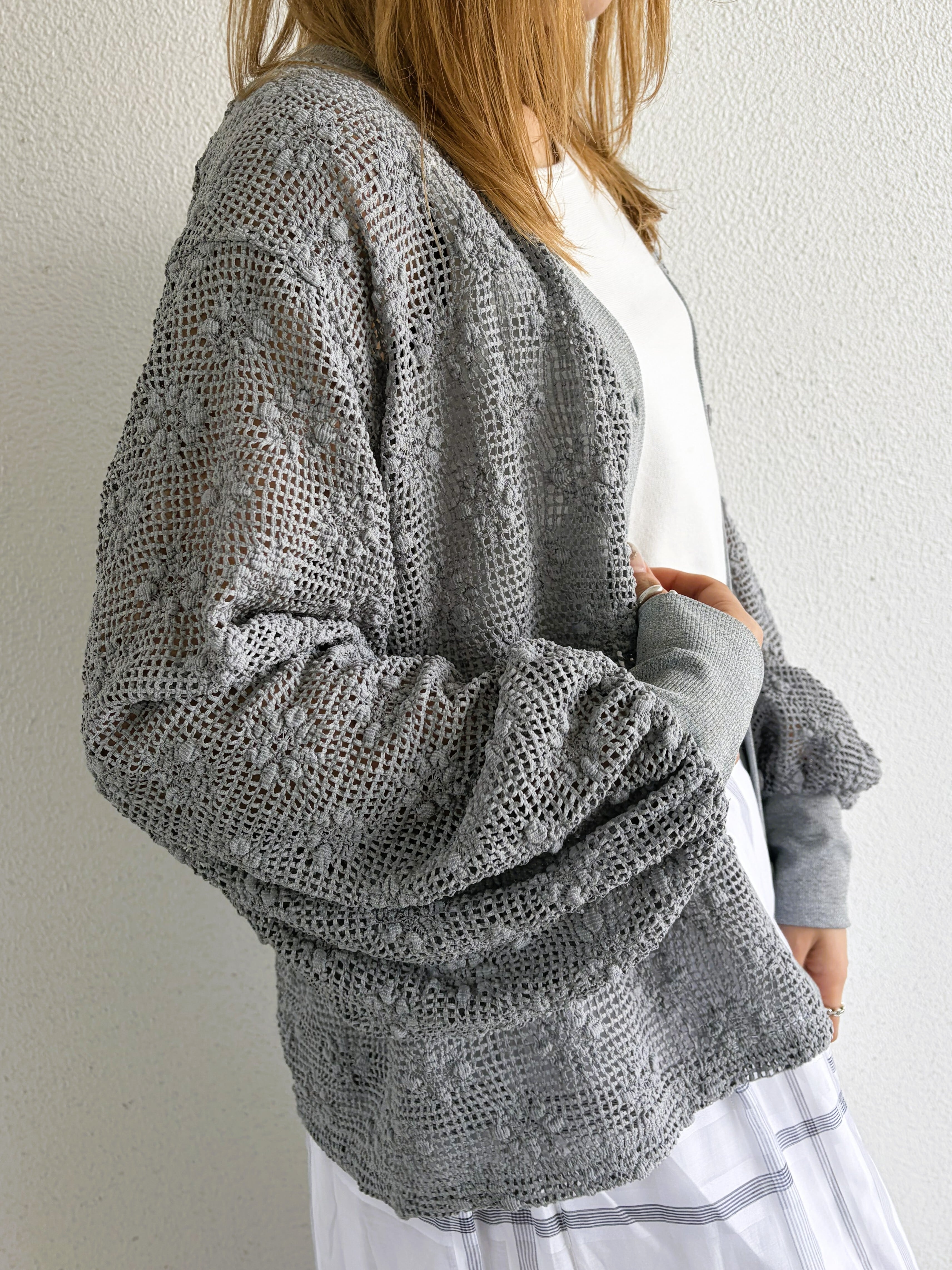 9286KT】ストレッチレースカーディガン（9107-64041） | 9286 Fashion Lab