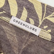GREENCLUBS グリーンクラブ ボタニカル 総柄 半袖 リネン ポロシャツ 4 /メンズ/ライカ/日本製