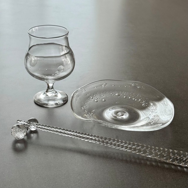 大村 淑華　泡の皿